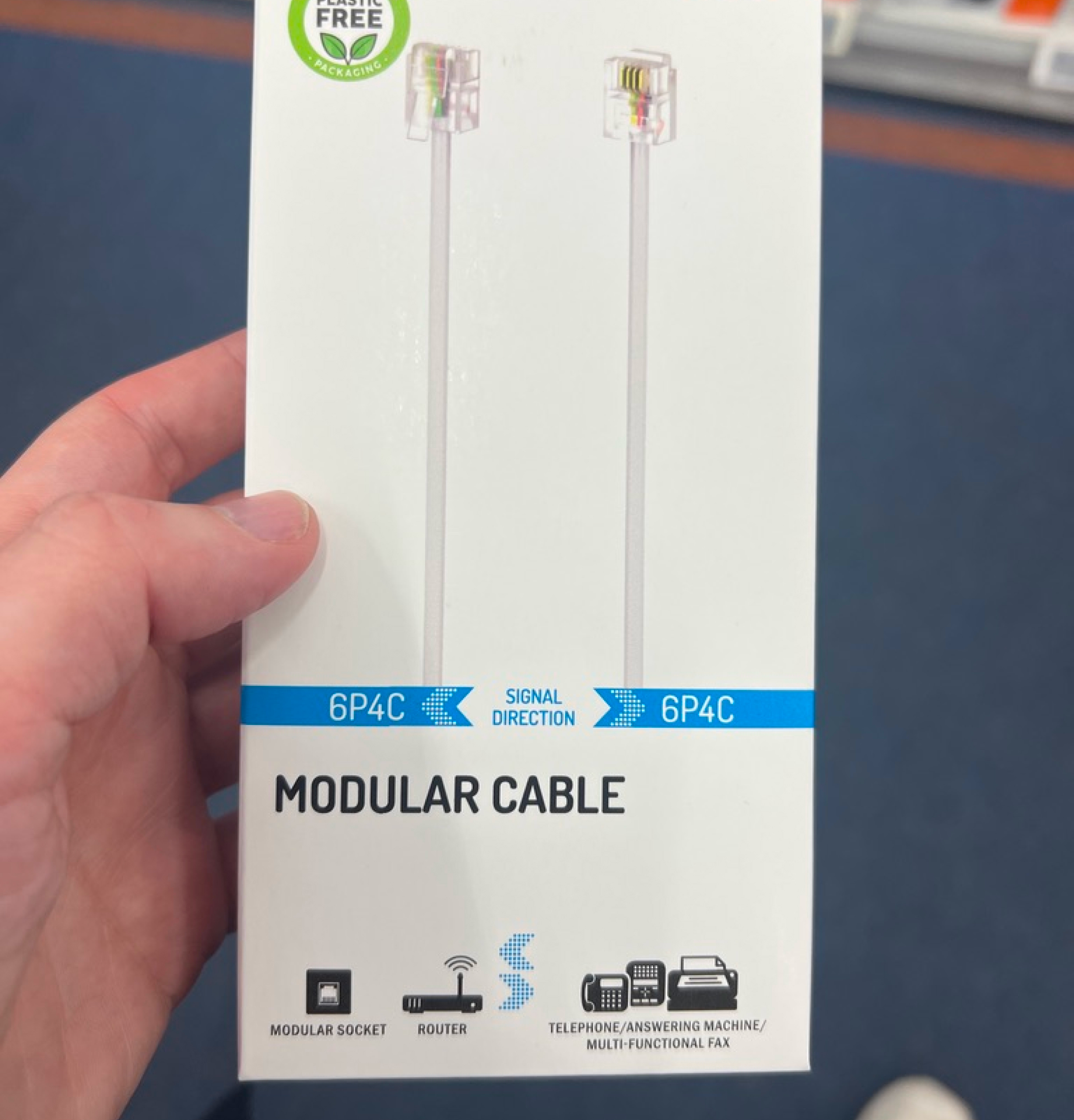 Fully restored Panasonic phone with all cleaning complete