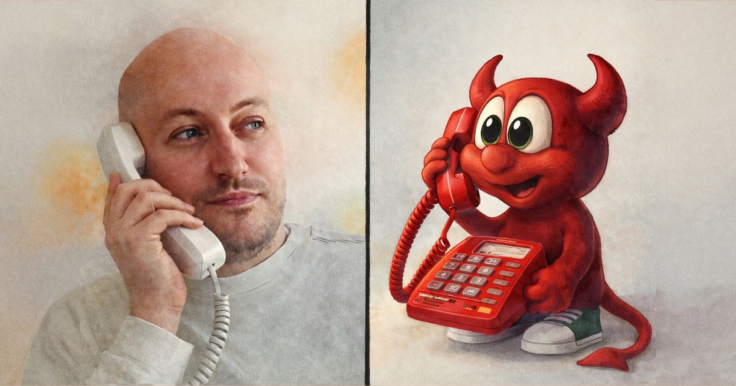 Desktop phone connected to FreeBSD server system setup