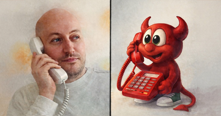 Desktop phone connected to FreeBSD server system setup