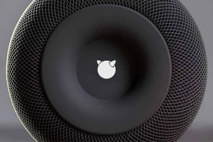 FreeBSD logo fitted cleanly into the circular center of the HomePod