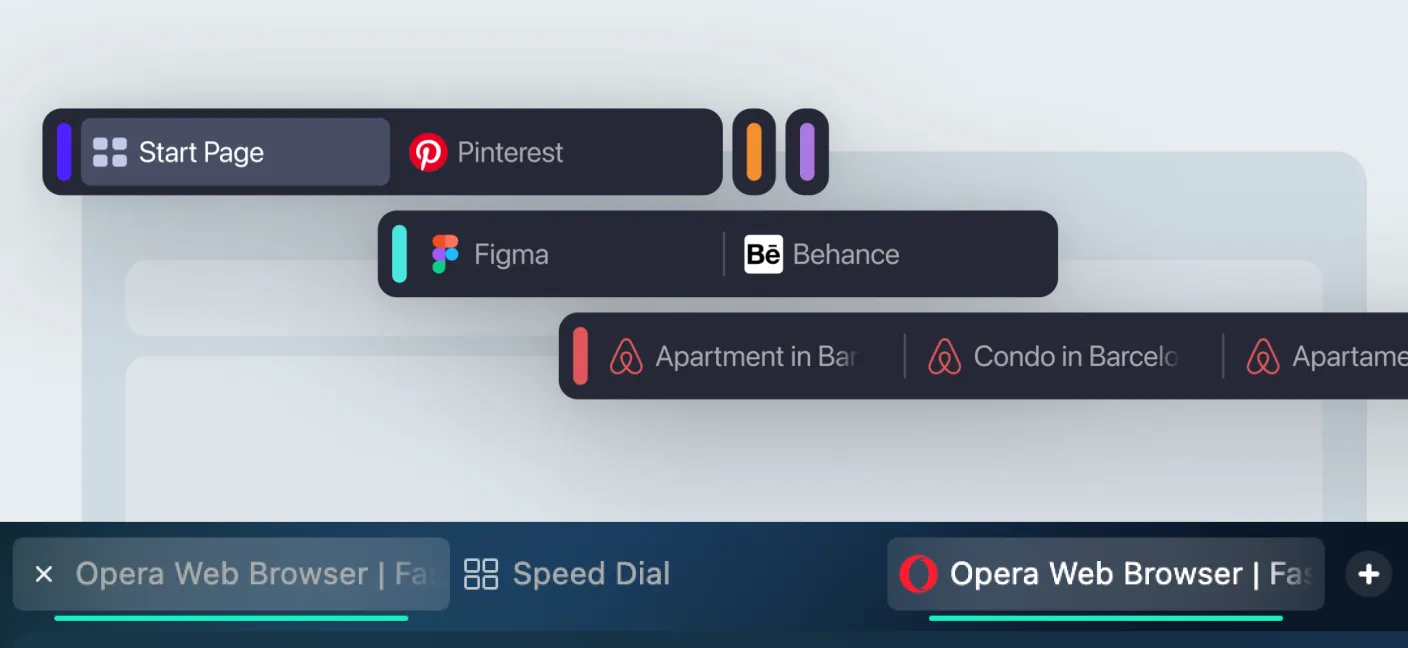 Opera&rsquo;s Tab Islands