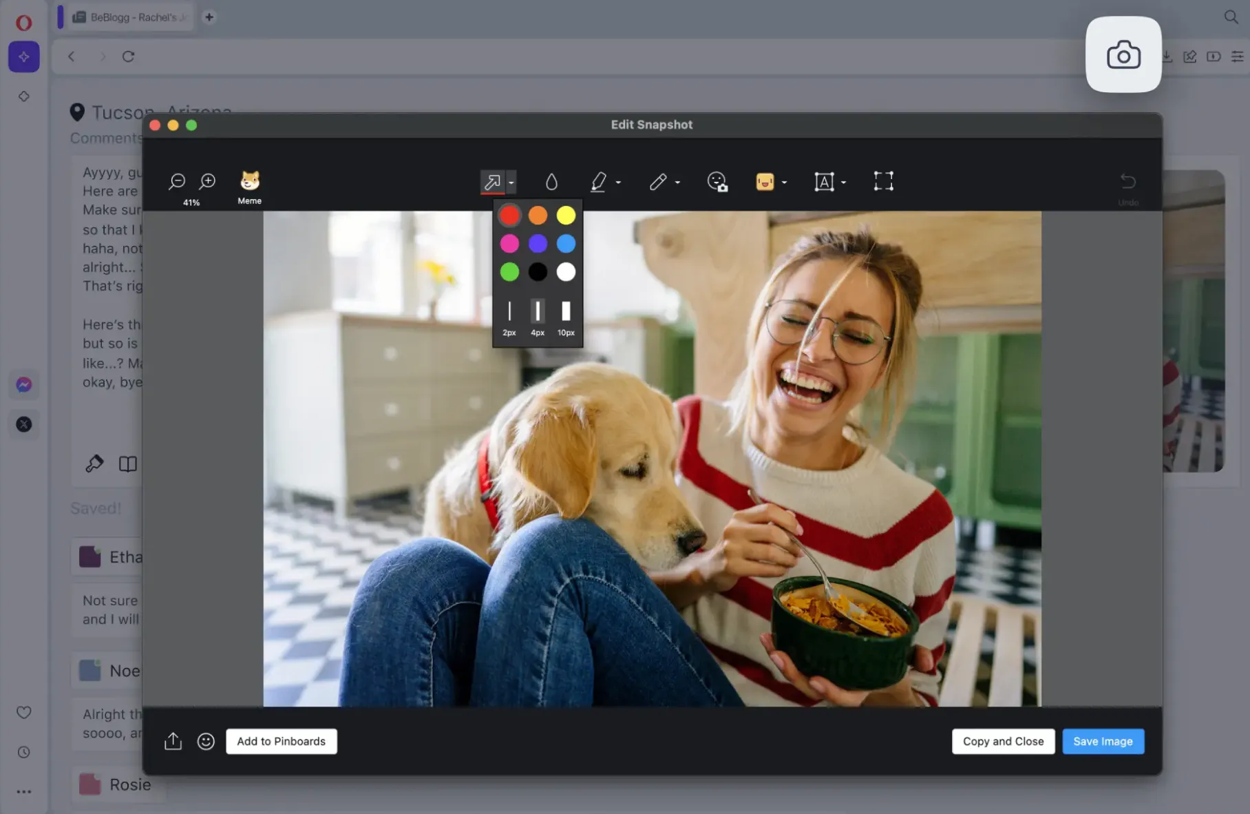 Opera&rsquo;s Snapshot