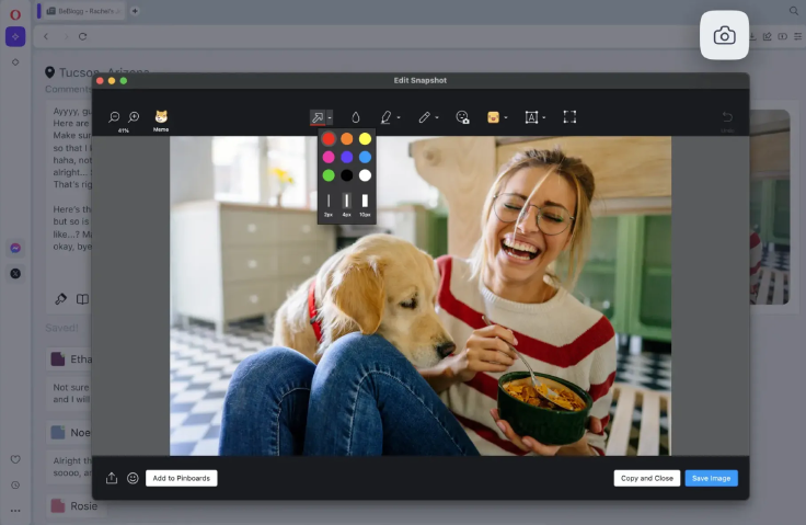 Opera&rsquo;s Snapshot