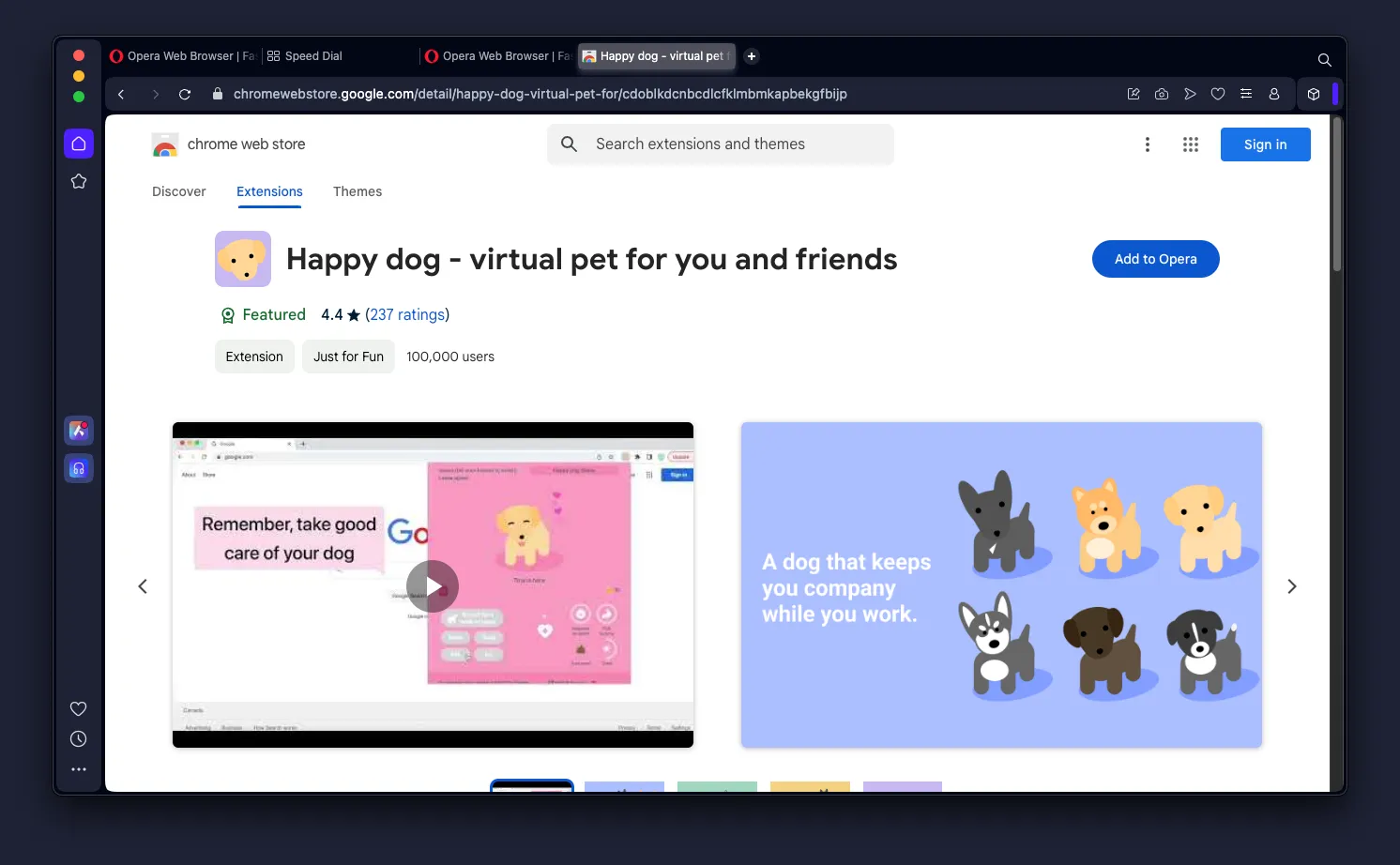 Opera&rsquo;s Extensions