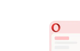 Opera browser onboarding illustration
