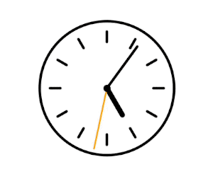 Analogue clock by PaperJS