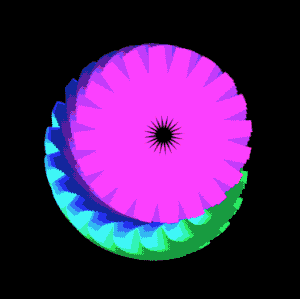 Animated Spirograph Star