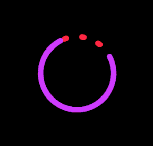 Dash circle animation