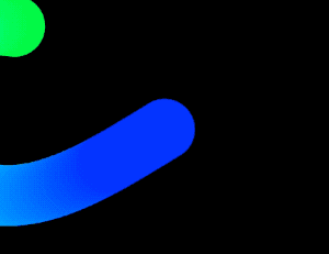 Rainbow infinity sign animation