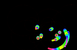 Step animation following point
