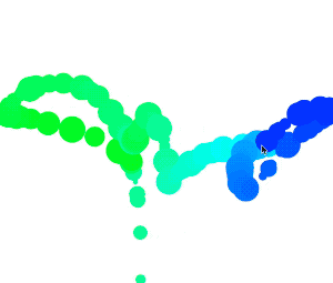 Color drops when mouse is moved