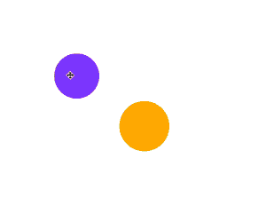 Select object and move it, change cursor type