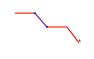 Select path segment on click