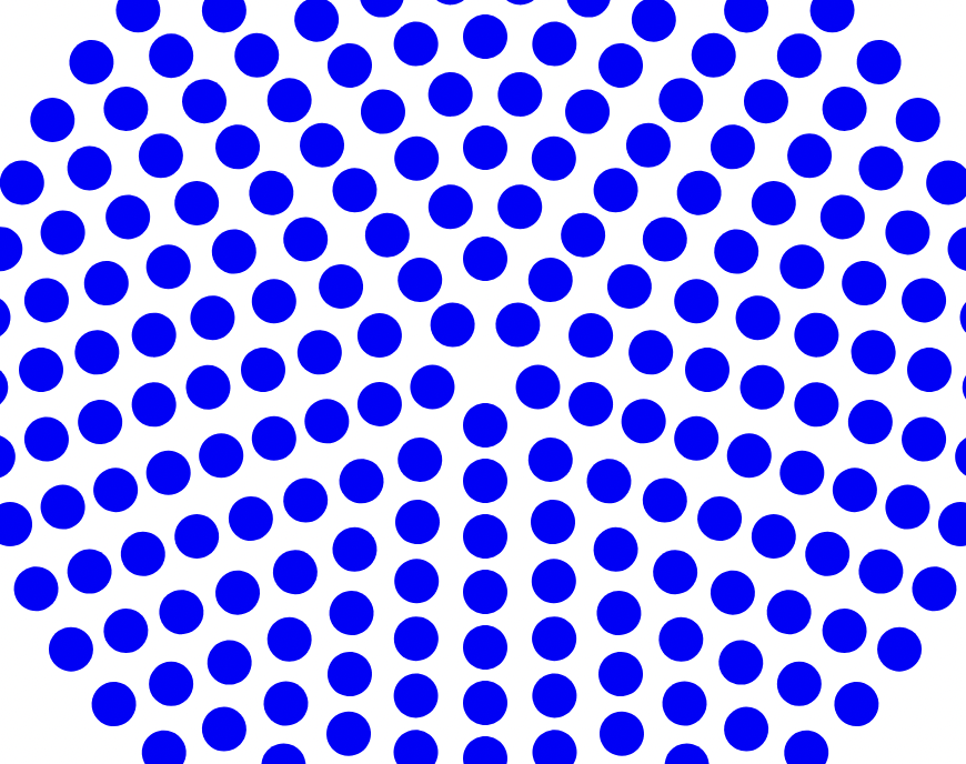 Circles Pattern Hole Center