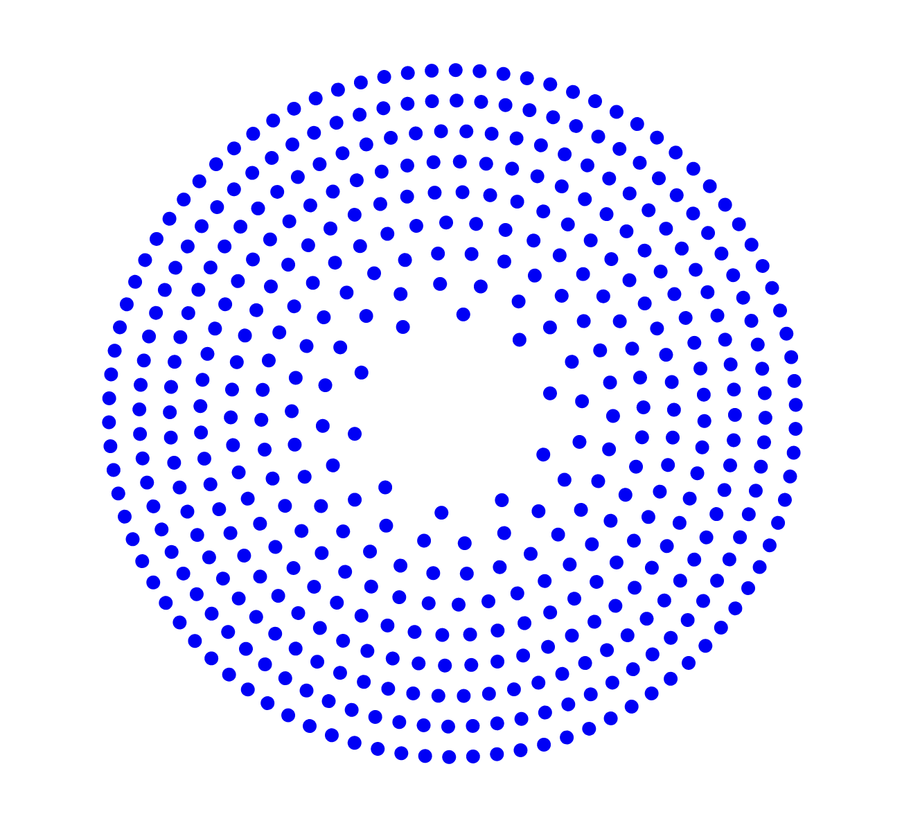Circles Pattern Hole in Center